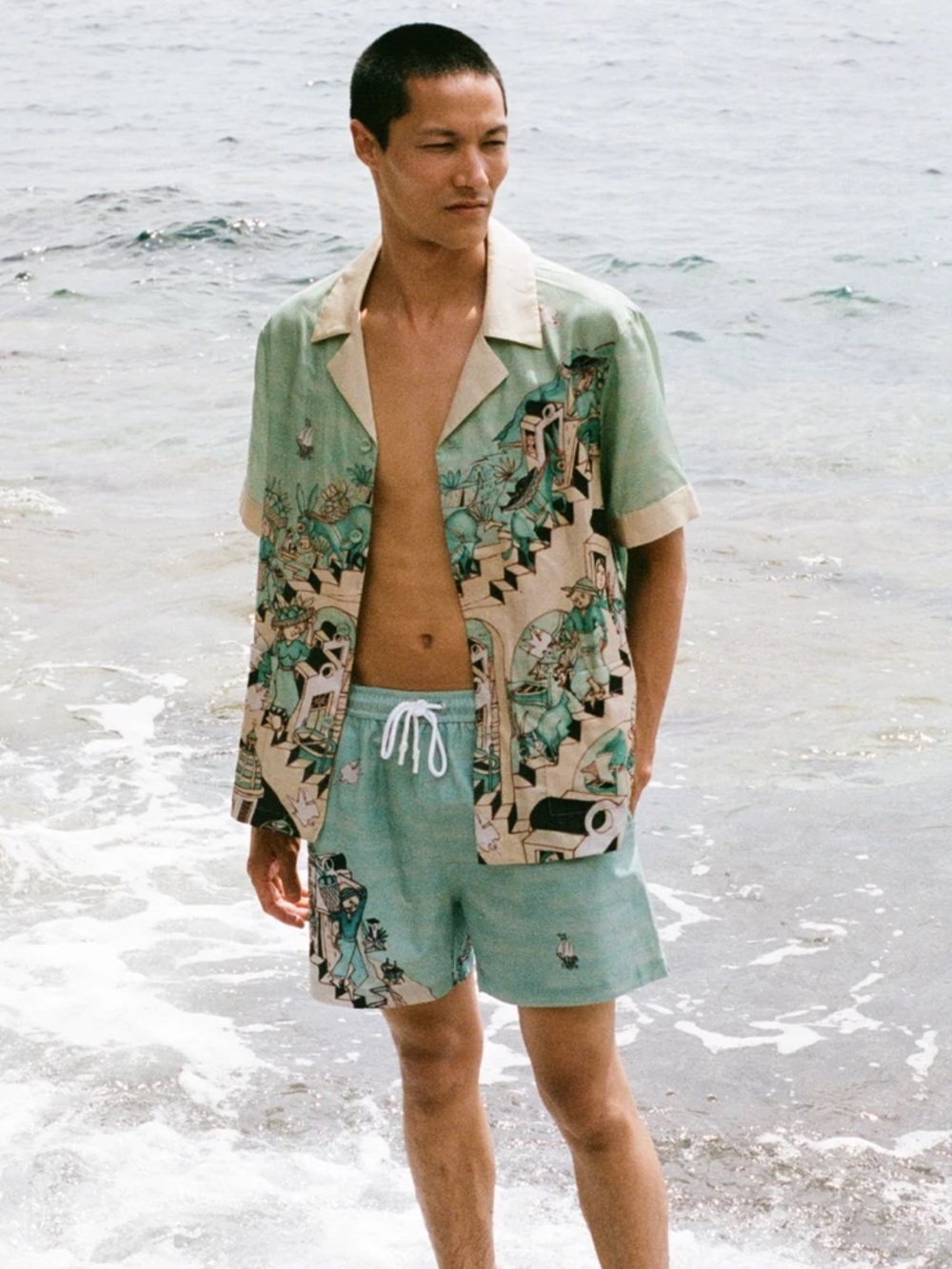 Tombolo ‘Le Sirenuse’ by Lucio Liguori Button Up Shirt